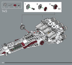 LEGO 75376 instructions page 100 – build guide
