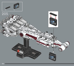 LEGO 75376 instructions page 134 – build guide