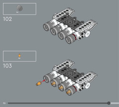 LEGO 75376 instructions page 70 – build guide