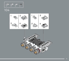 LEGO 75376 instructions page 71 – build guide