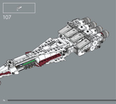 LEGO 75376 instructions page 74 – build guide