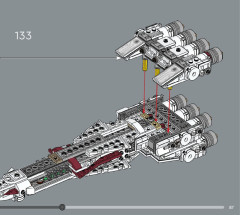 LEGO 75376 instructions page 87 – build guide