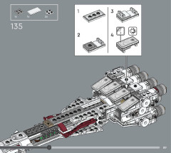 LEGO 75376 instructions page 89 – build guide