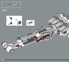 LEGO 75376 instructions page 98 – build guide