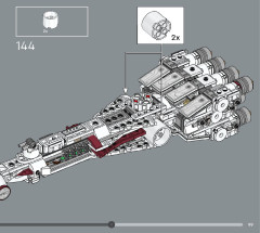 LEGO 75376 instructions page 99 – build guide