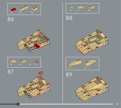 LEGO 75380 instructions page 77 – build guide