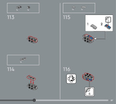 LEGO 75380 instructions page 87 – build guide