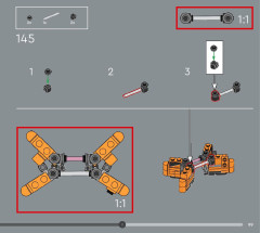 LEGO 75380 instructions page 99 – build guide