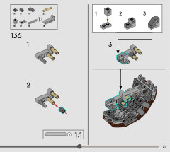 LEGO 75381 instructions page 71 – build guide