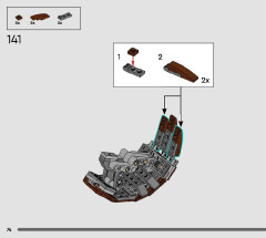 LEGO 75381 instructions page 74 – build guide