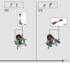 LEGO 75381 instructions page 91 – build guide