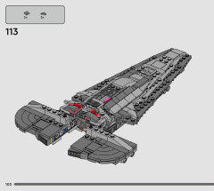 LEGO 75383 instructions page 102 – build guide