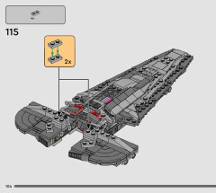 LEGO 75383 instructions page 104 – build guide