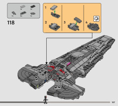 LEGO 75383 instructions page 107 – build guide