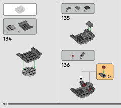 LEGO 75383 instructions page 122 – build guide