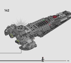 LEGO 75383 instructions page 125 – build guide