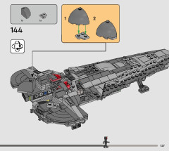 LEGO 75383 instructions page 127 – build guide