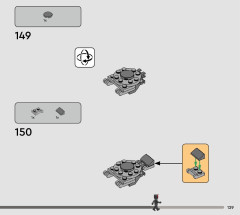LEGO 75383 instructions page 129 – build guide