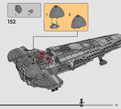 LEGO 75383 instructions page 131 – build guide