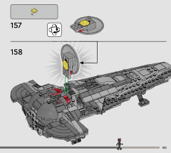 LEGO 75383 instructions page 133 – build guide