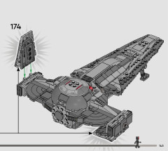 LEGO 75383 instructions page 143 – build guide