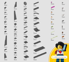 LEGO 75383 instructions page 155 – build guide