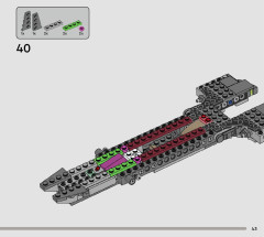 LEGO 75383 instructions page 43 – build guide
