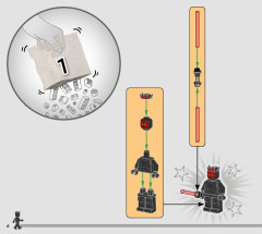 LEGO 75383 instructions page 6 – build guide