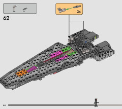 LEGO 75383 instructions page 66 – build guide