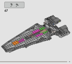 LEGO 75383 instructions page 71 – build guide