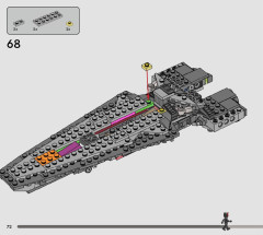 LEGO 75383 instructions page 72 – build guide