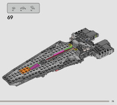 LEGO 75383 instructions page 73 – build guide
