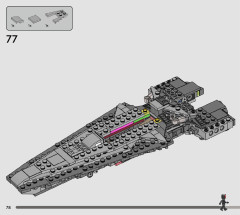 LEGO 75383 instructions page 78 – build guide
