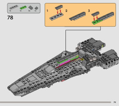 LEGO 75383 instructions page 79 – build guide