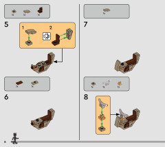 LEGO 75383 instructions page 8 – build guide