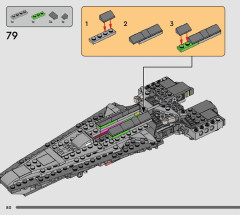 LEGO 75383 instructions page 80 – build guide