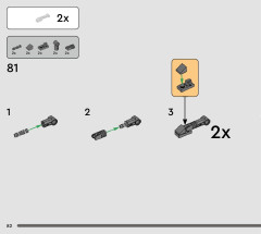 LEGO 75383 instructions page 82 – build guide