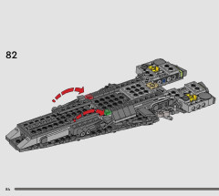 LEGO 75383 instructions page 84 – build guide