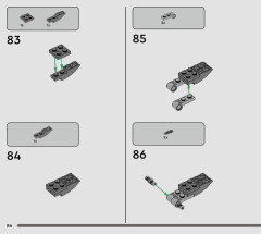 LEGO 75383 instructions page 86 – build guide