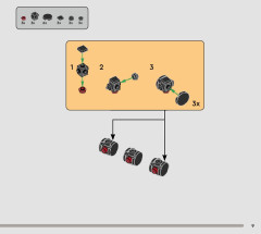 LEGO 75383 instructions page 9 – build guide
