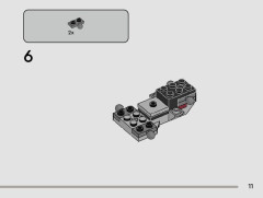 LEGO 75390 instructions page 11 – build guide