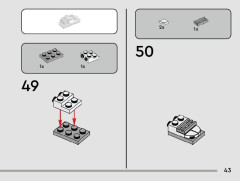LEGO 75390 instructions page 43 – build guide
