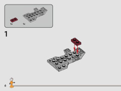 LEGO 75390 instructions page 6 – build guide