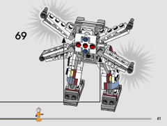 LEGO 75390 instructions page 61 – build guide