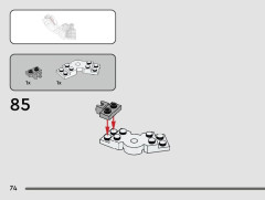 LEGO 75390 instructions page 74 – build guide