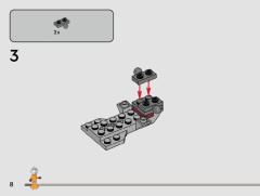 LEGO 75390 instructions page 8 – build guide