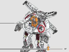 LEGO 75390 instructions page 87 – build guide