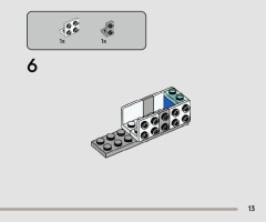 LEGO 75391 instructions page 13 – build guide