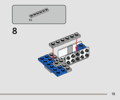 LEGO 75391 instructions page 15 – build guide