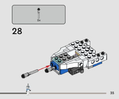 LEGO 75391 instructions page 35 – build guide